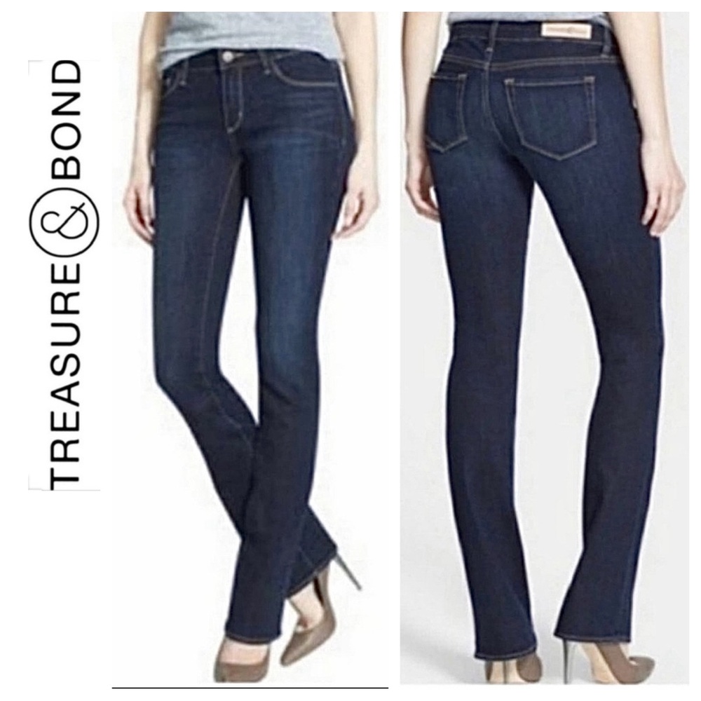 Treasure & Bond Mini Boot Fit Bootcut Jeans 26
